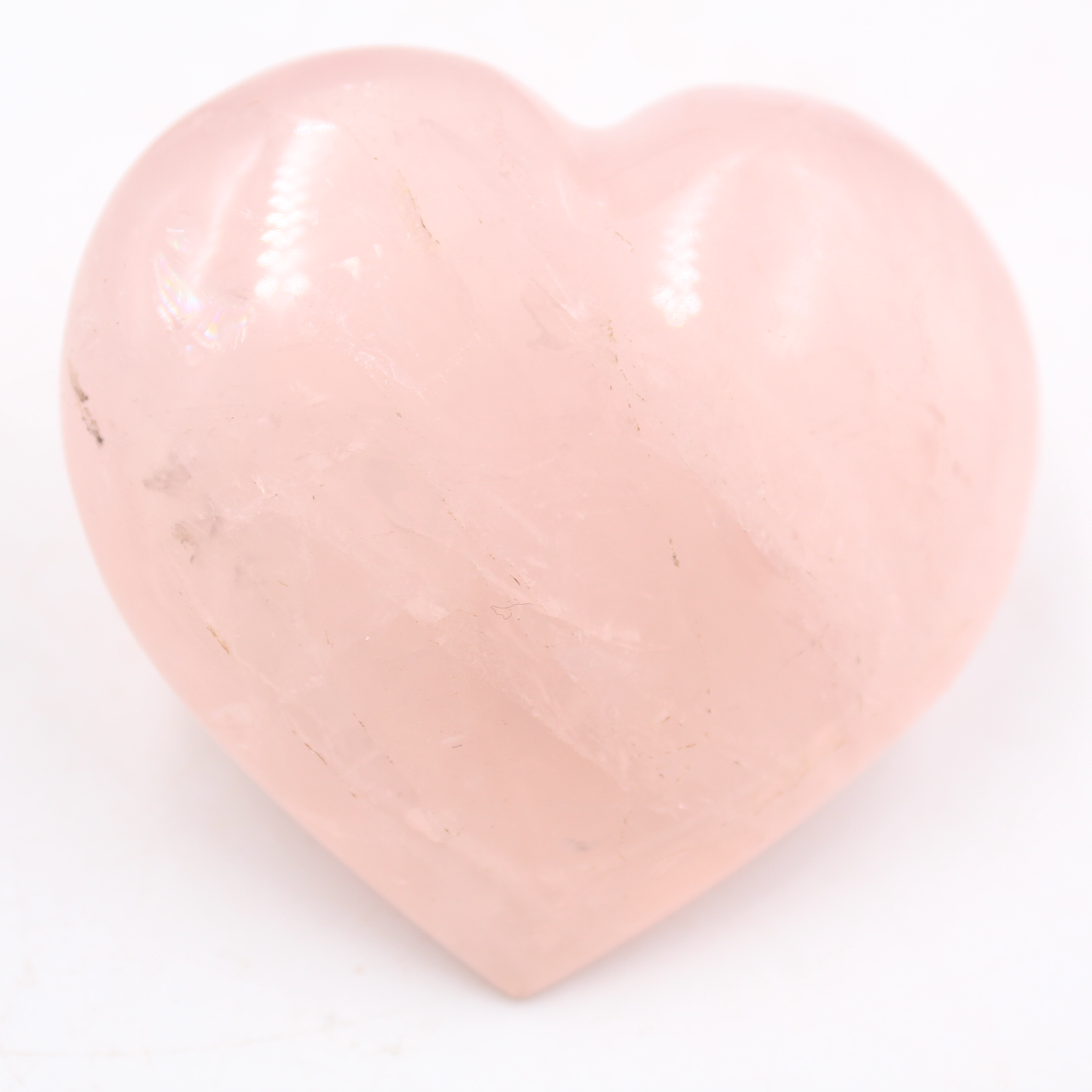 Cuore di quarzo rosa