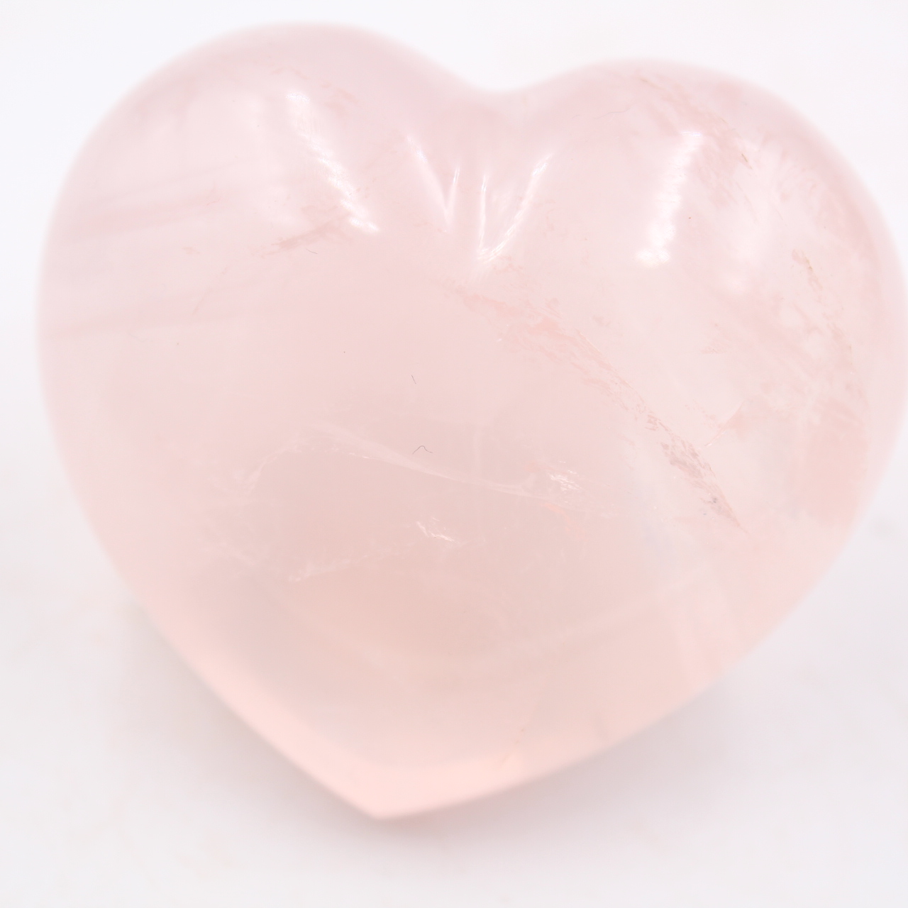 Cuore di quarzo rosa