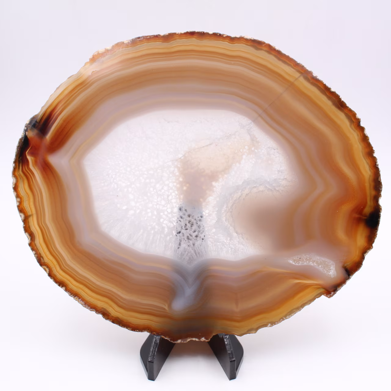 Fetta di agata naturale