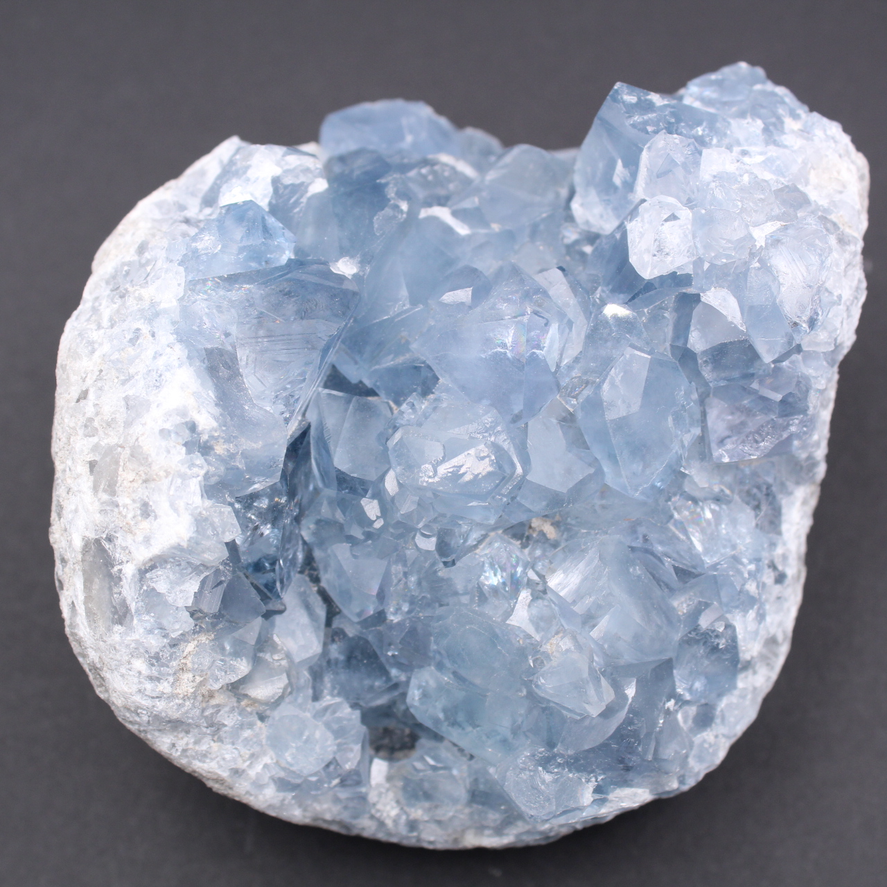 Cristalli di celestite blu