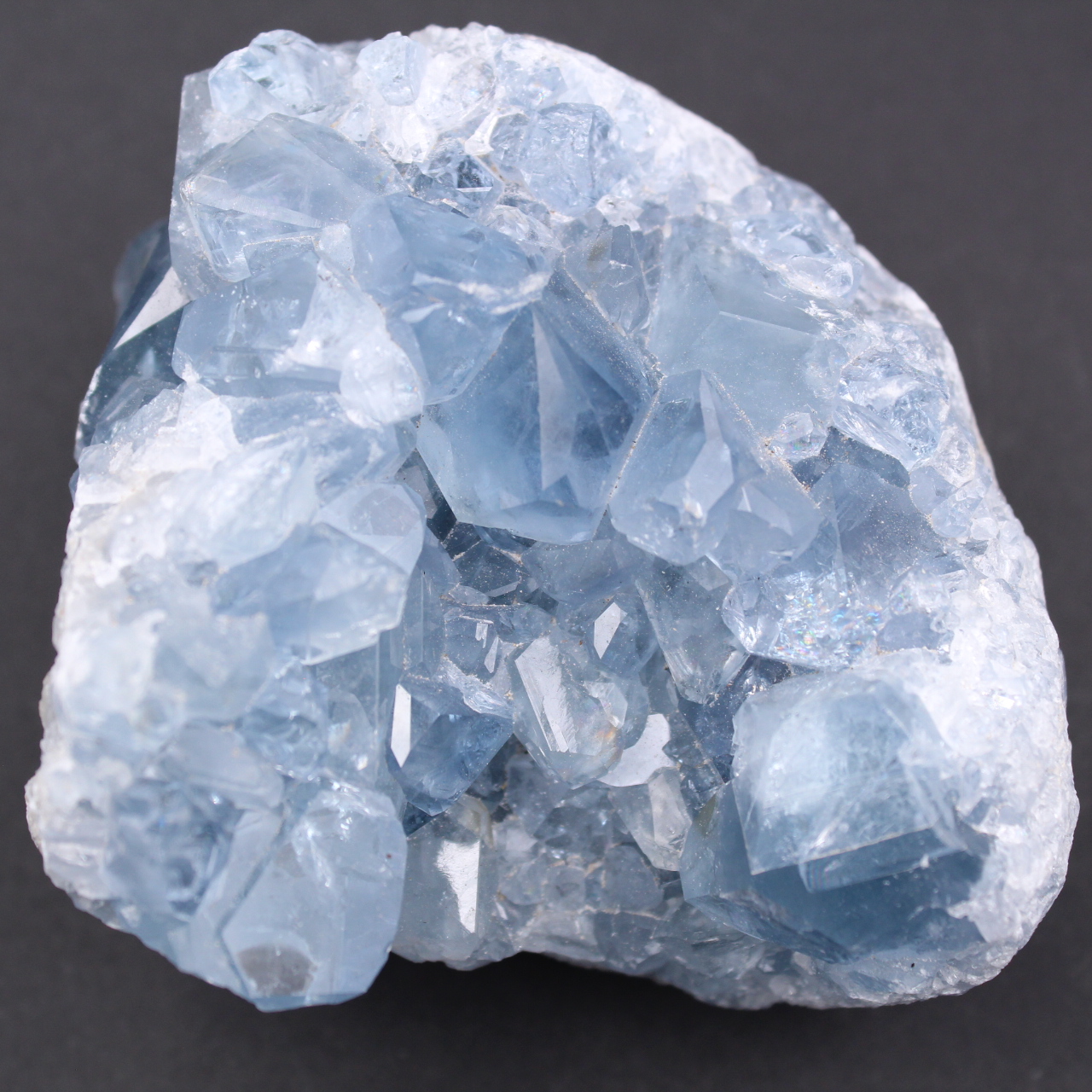 Cristalli di celestite blu