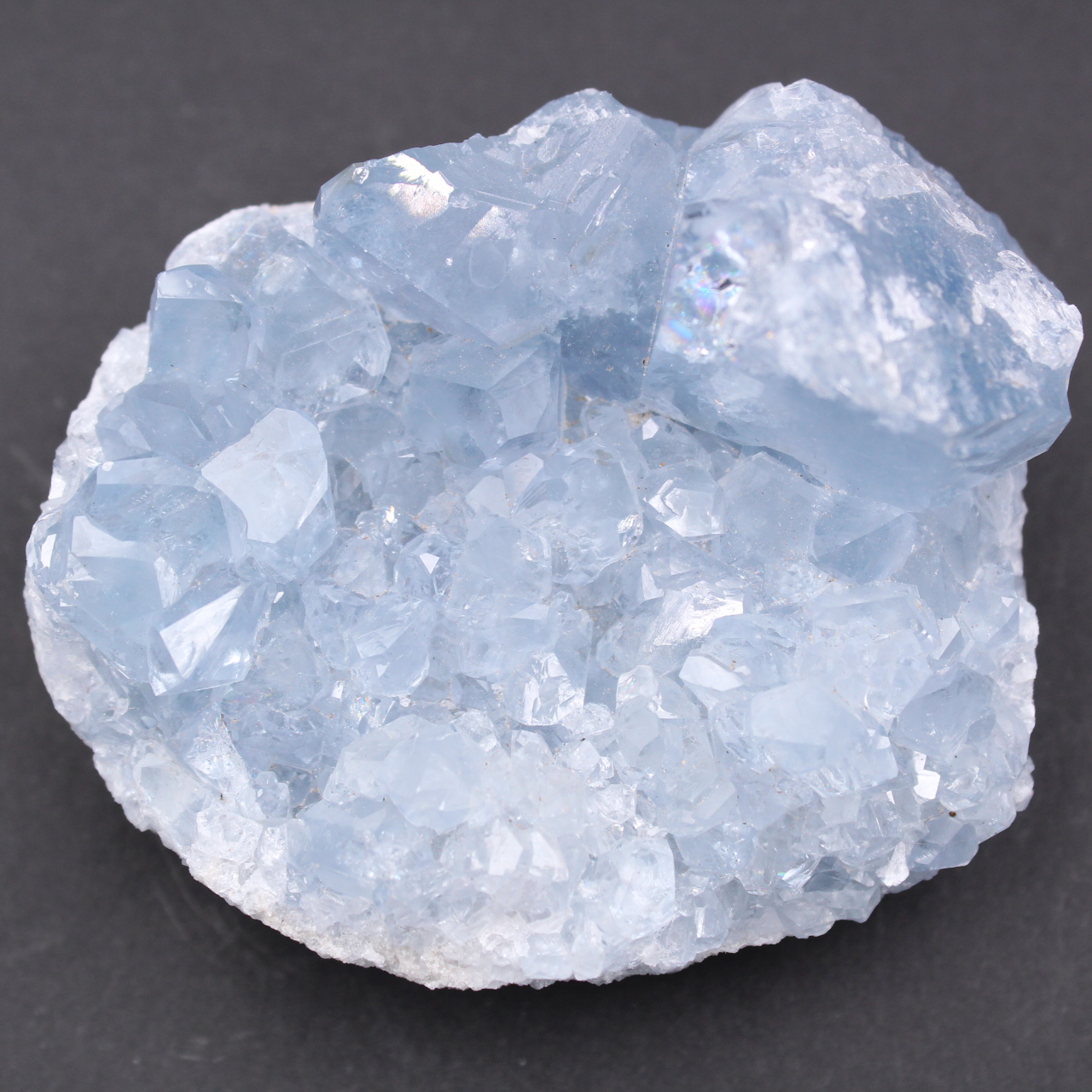 Cristalli di celestite blu