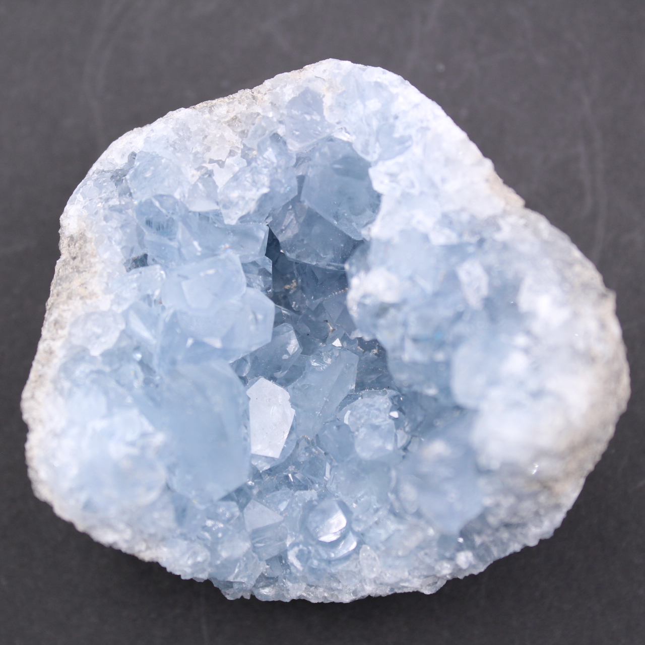 Cristalli di celestite blu