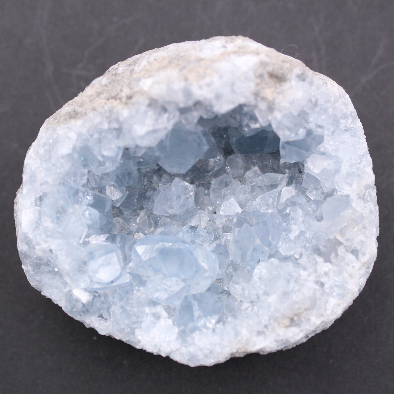 Cristalli di celestite blu