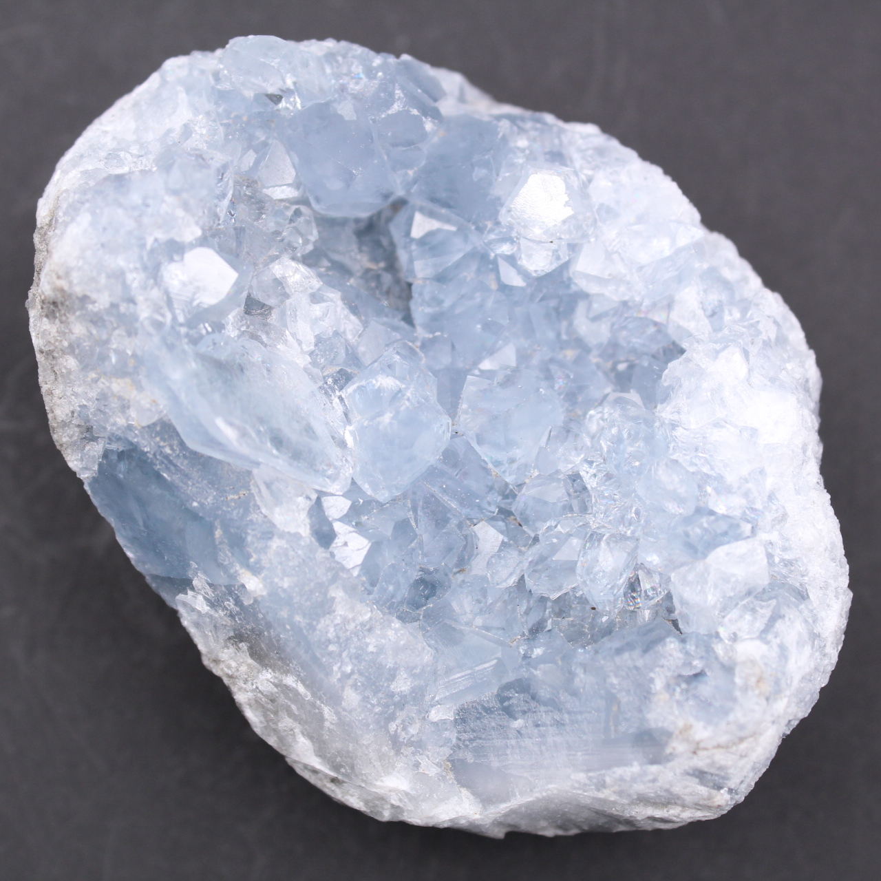 Cristalli di celestite blu