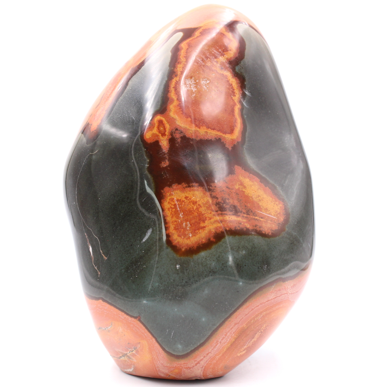 Diaspro stampato marrone arancio e grigio