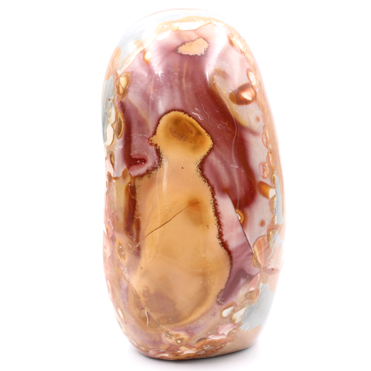 Diaspro stampato multicolore, pietra decorativa