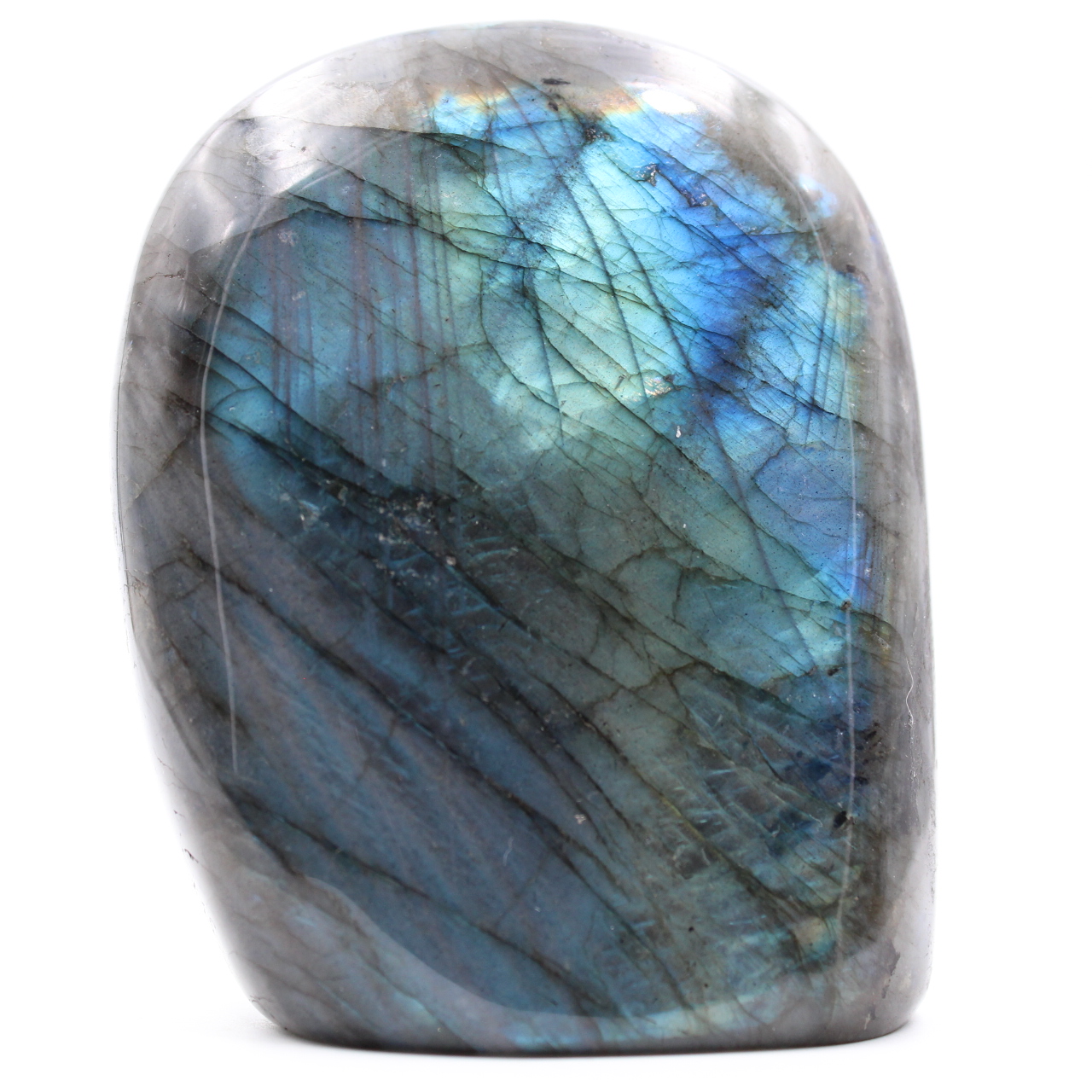 Blocco in pietra labradorite blu
