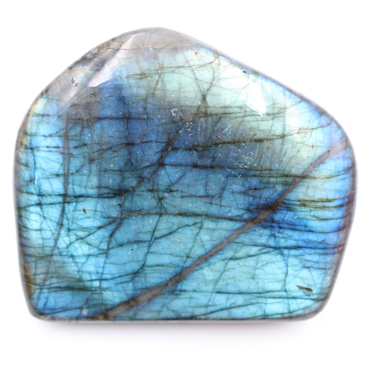 Pietra di labradorite blu a forma libera