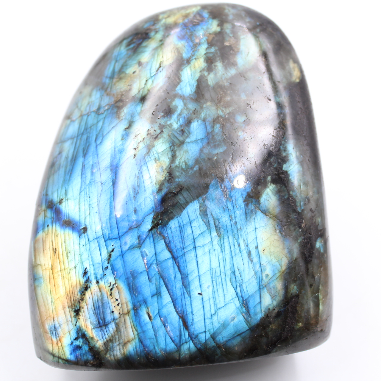 Forma libera di labradorite per ornamento