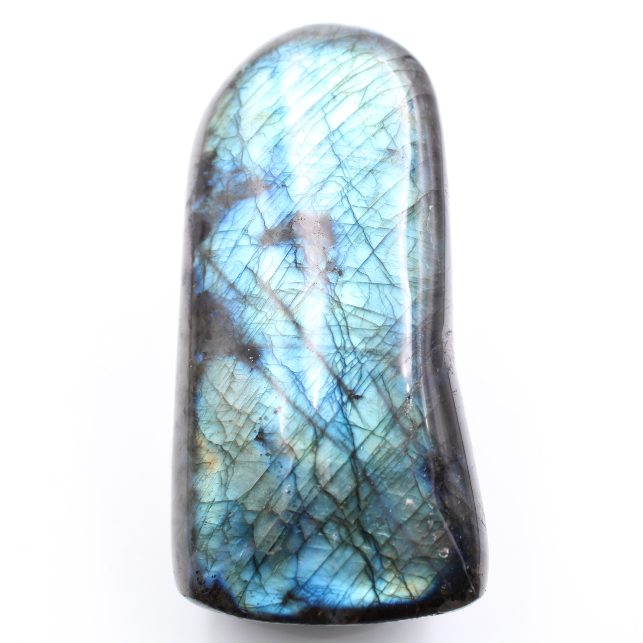 Blocco di labradorite blu lucido