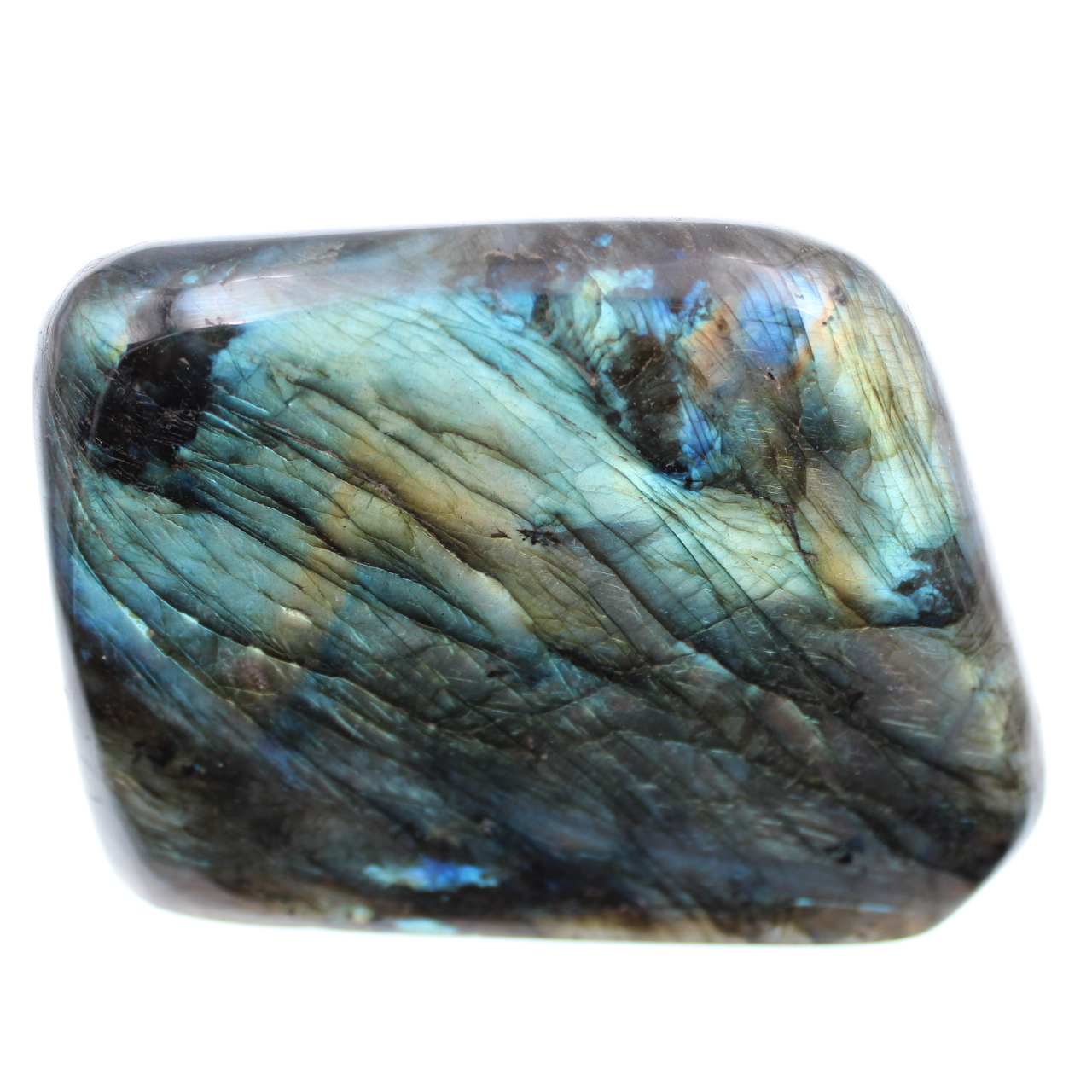 Forma a blocco di labradorite da posare per ornamento