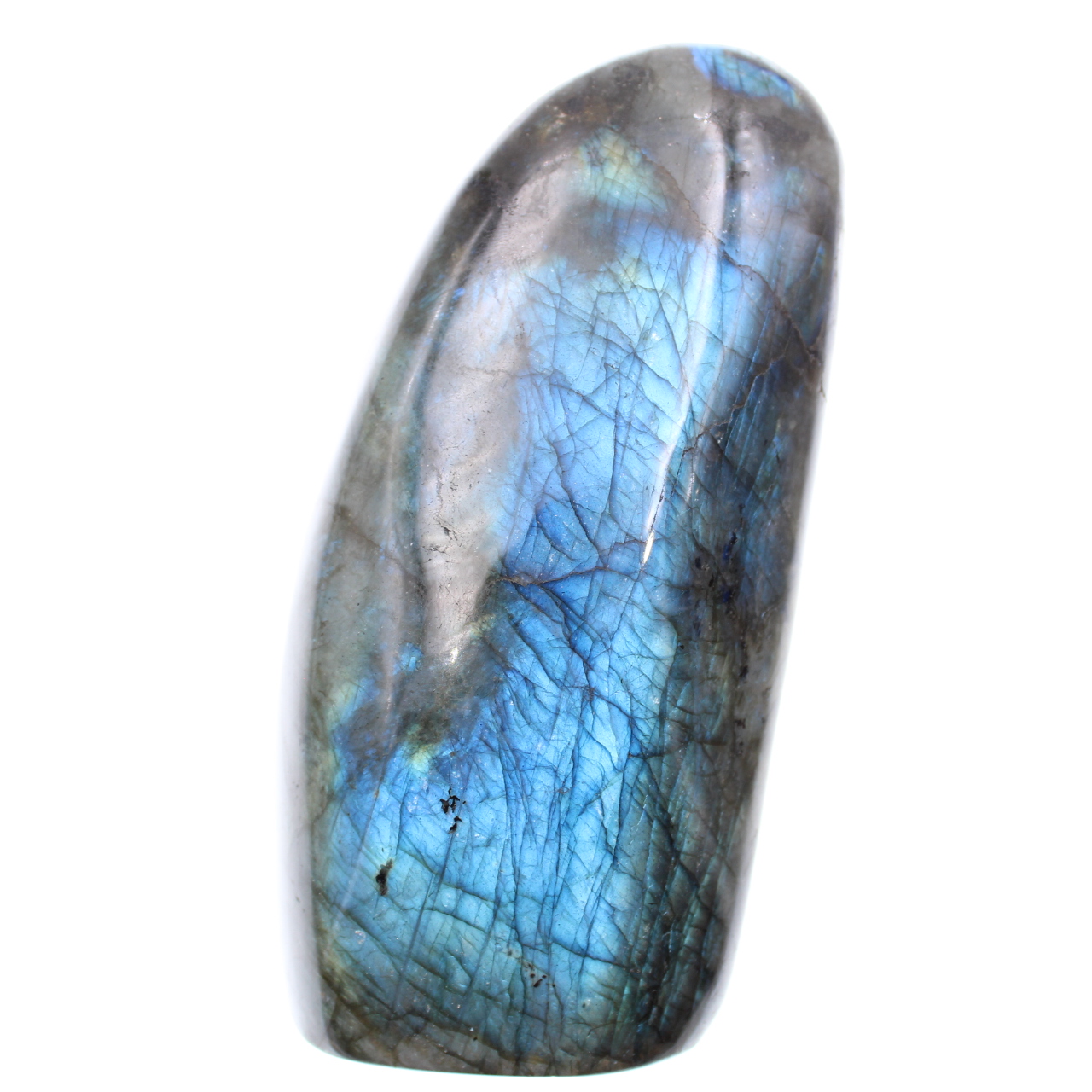 Pietra ornamentale in labradorite con riflessi blu