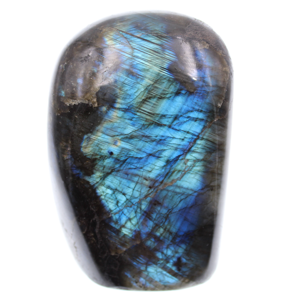 Pietra ornamentale in labradorite con riflessi blu