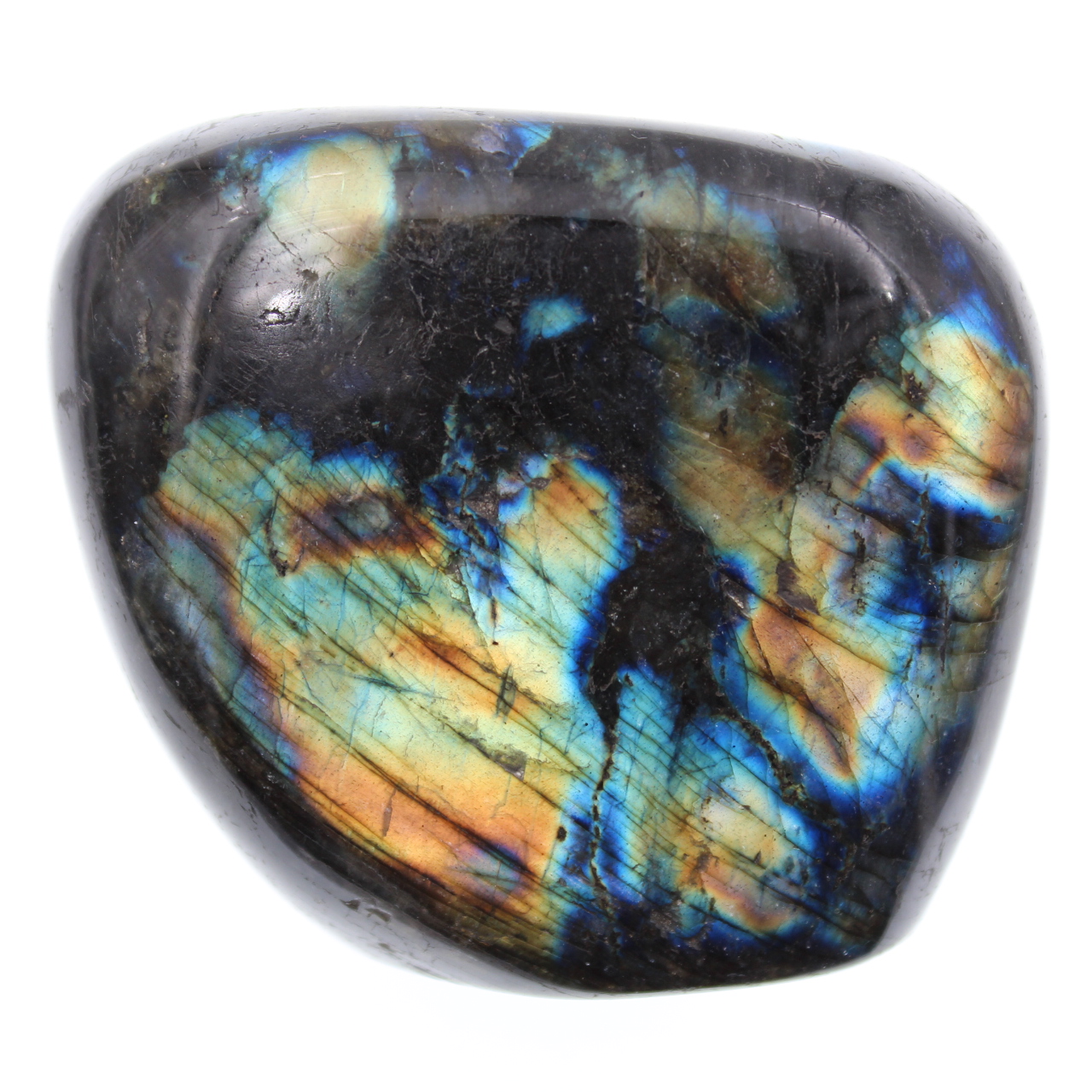 Pietra labradorite multicolore per ornamento