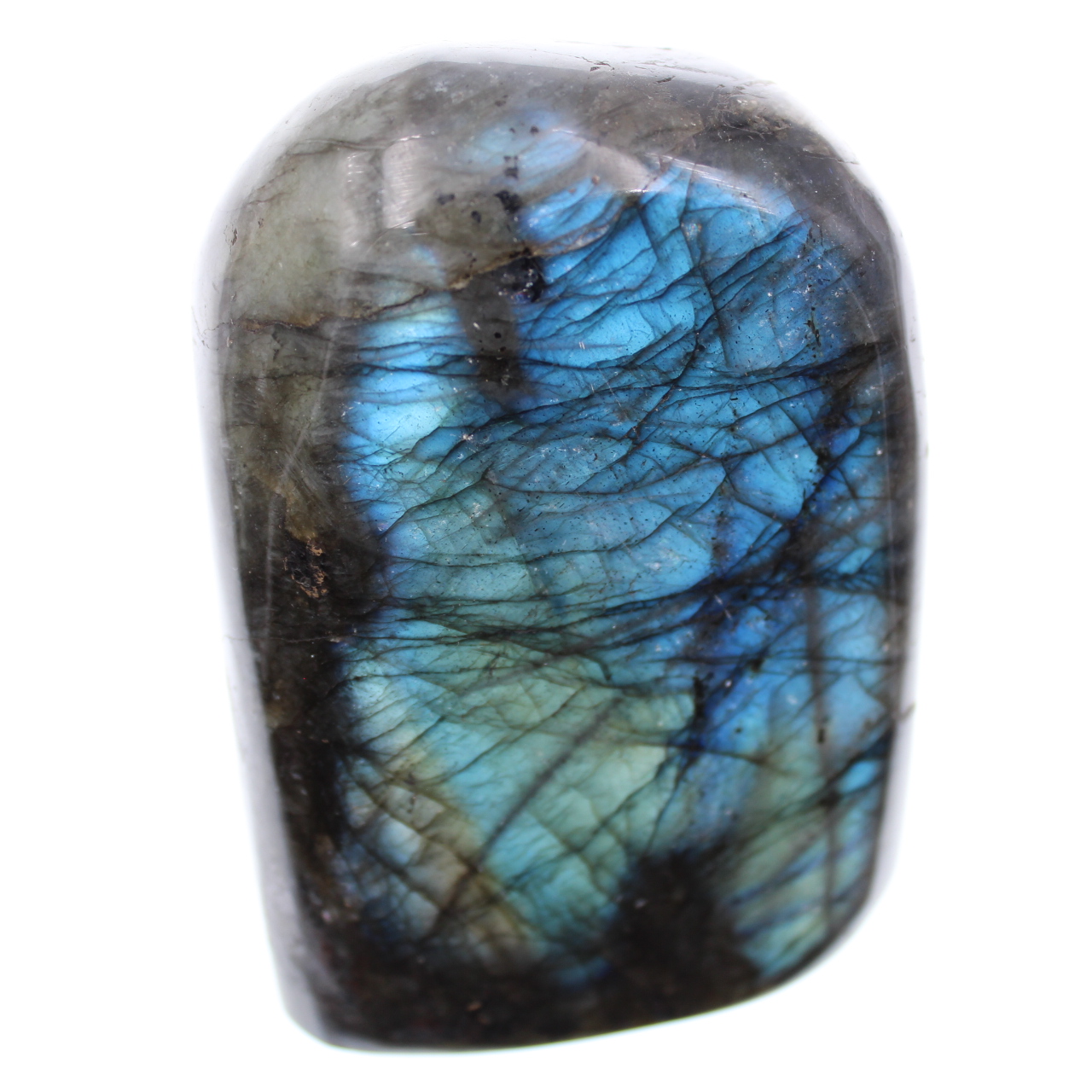 Blocco in pietra labradorite blu da posare
