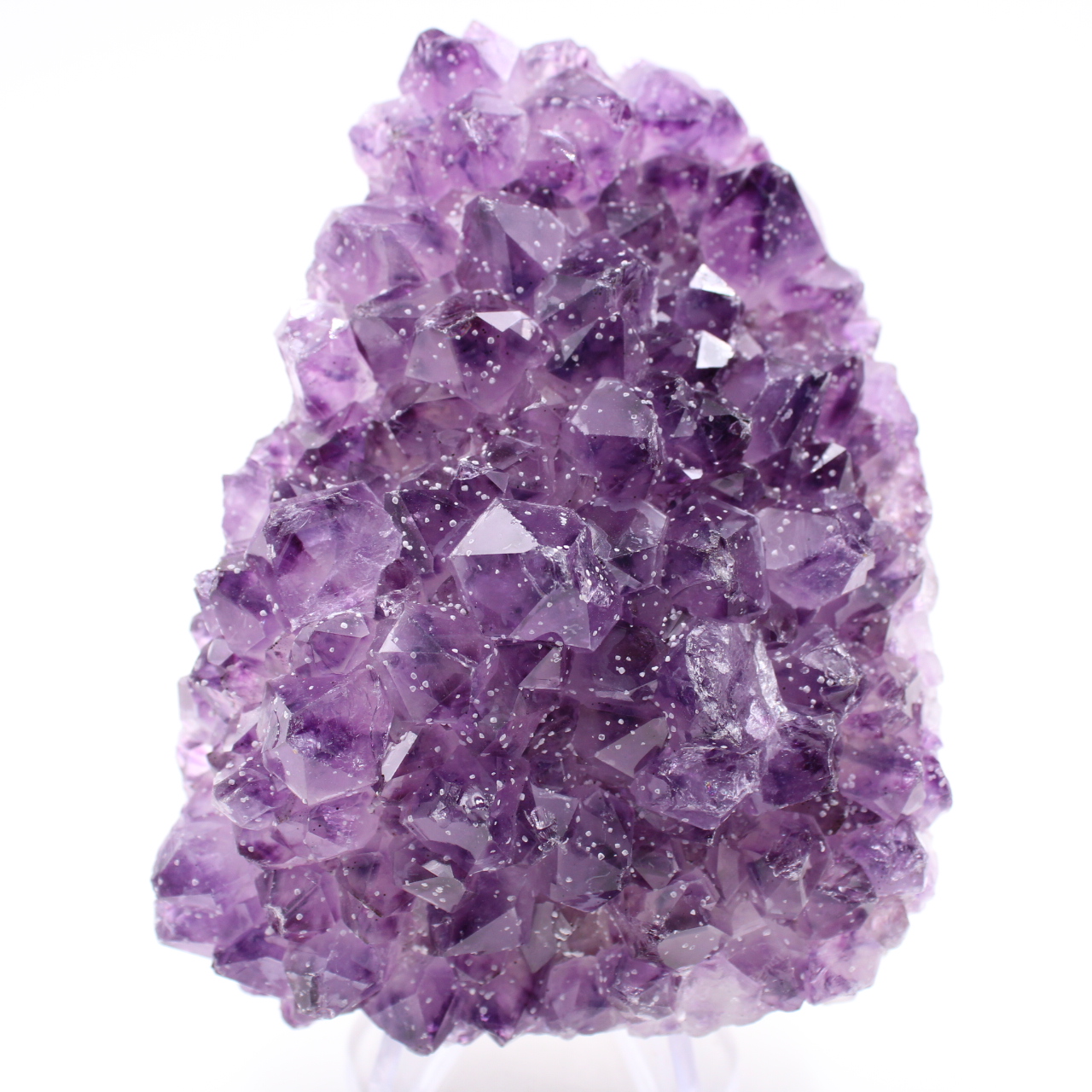 Ametista con micro cristalli di calcite