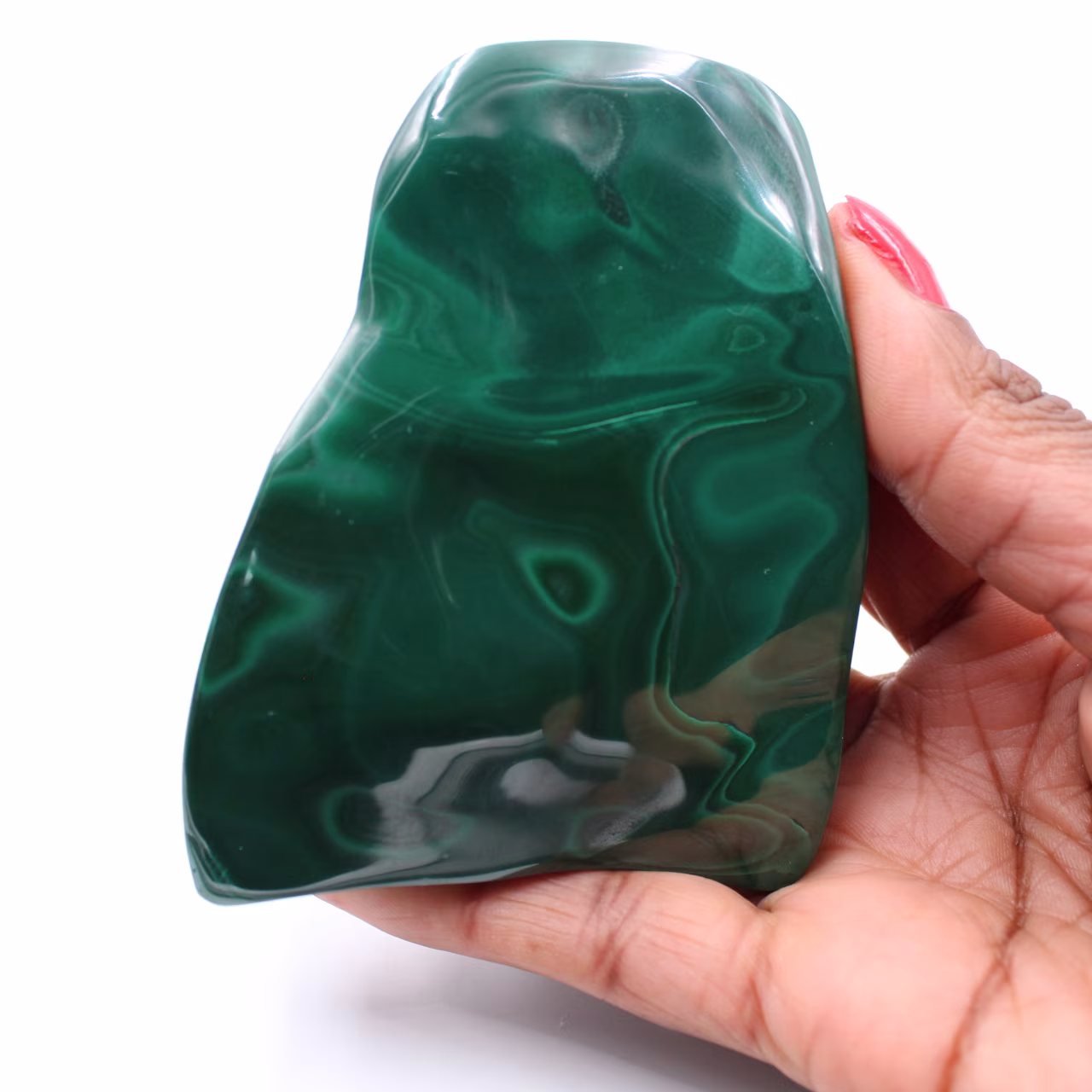 Pietra di malachite lucidata