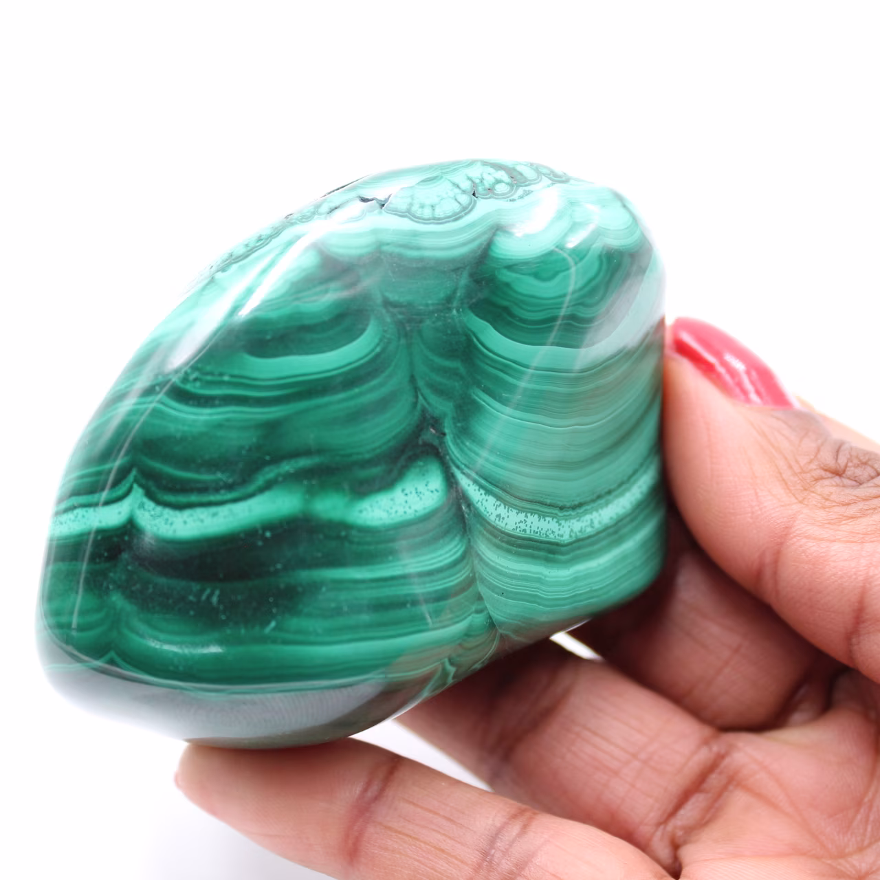Forma libera in malachite