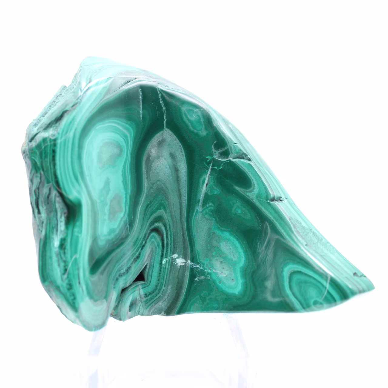 Blocco di malachite naturale
