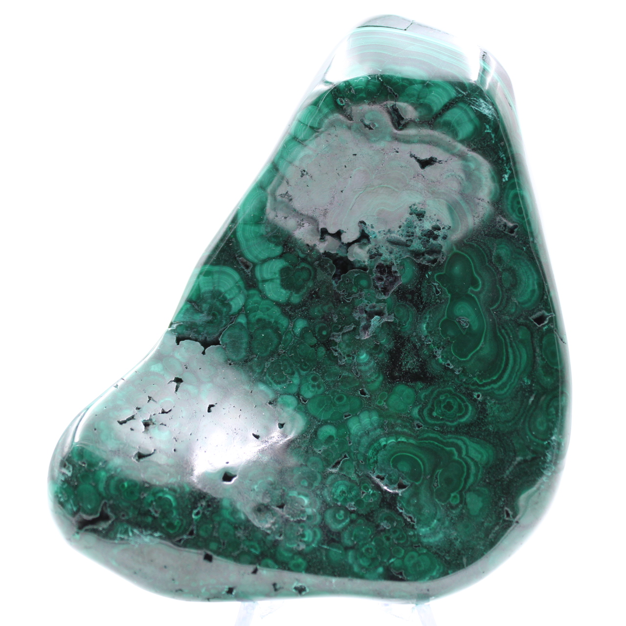 Pietra malachite semilucida