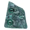Blocco di malachite naturale - 0