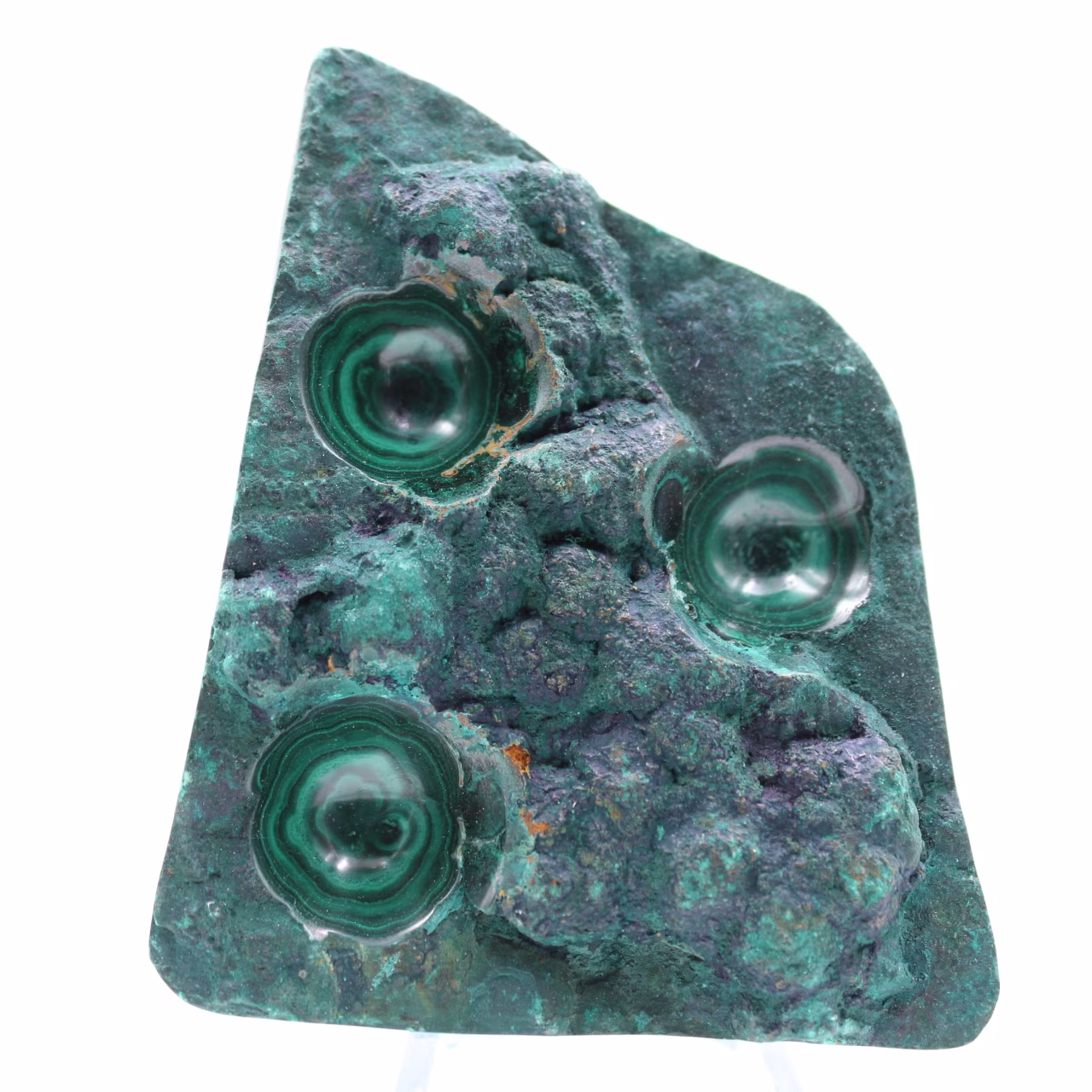 Blocco di malachite naturale