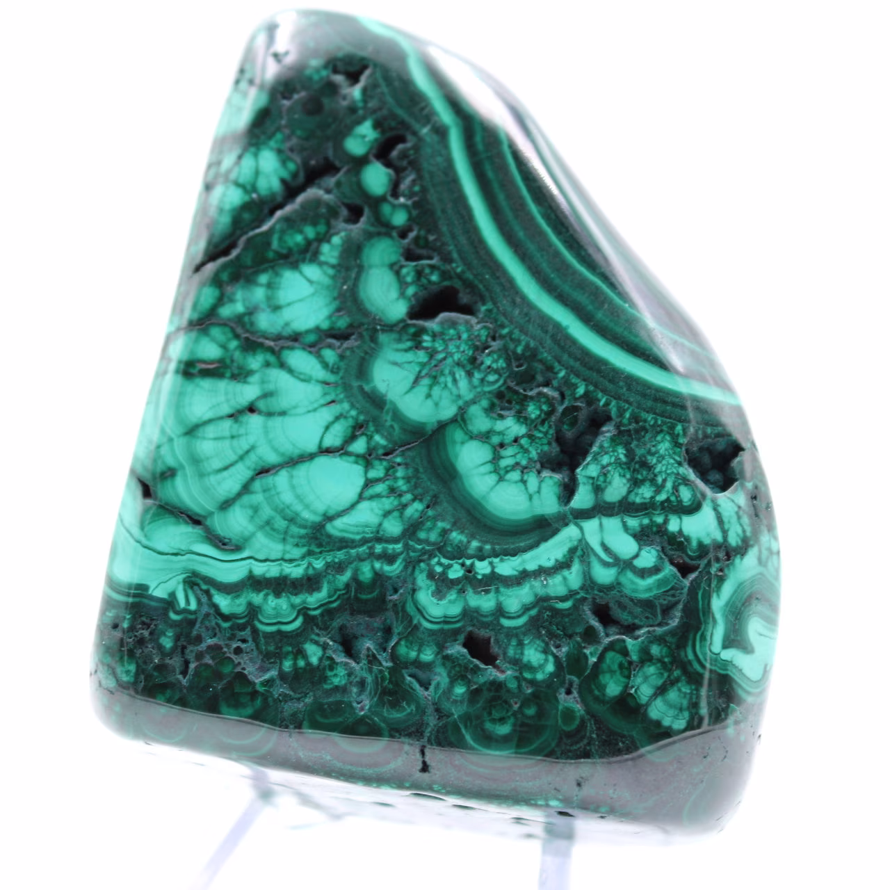 Pietra levigata in malachite
