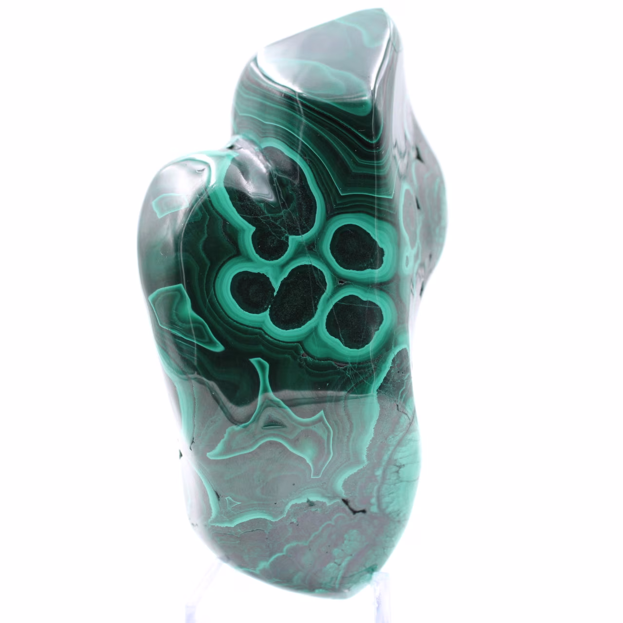 Pietra levigata in malachite