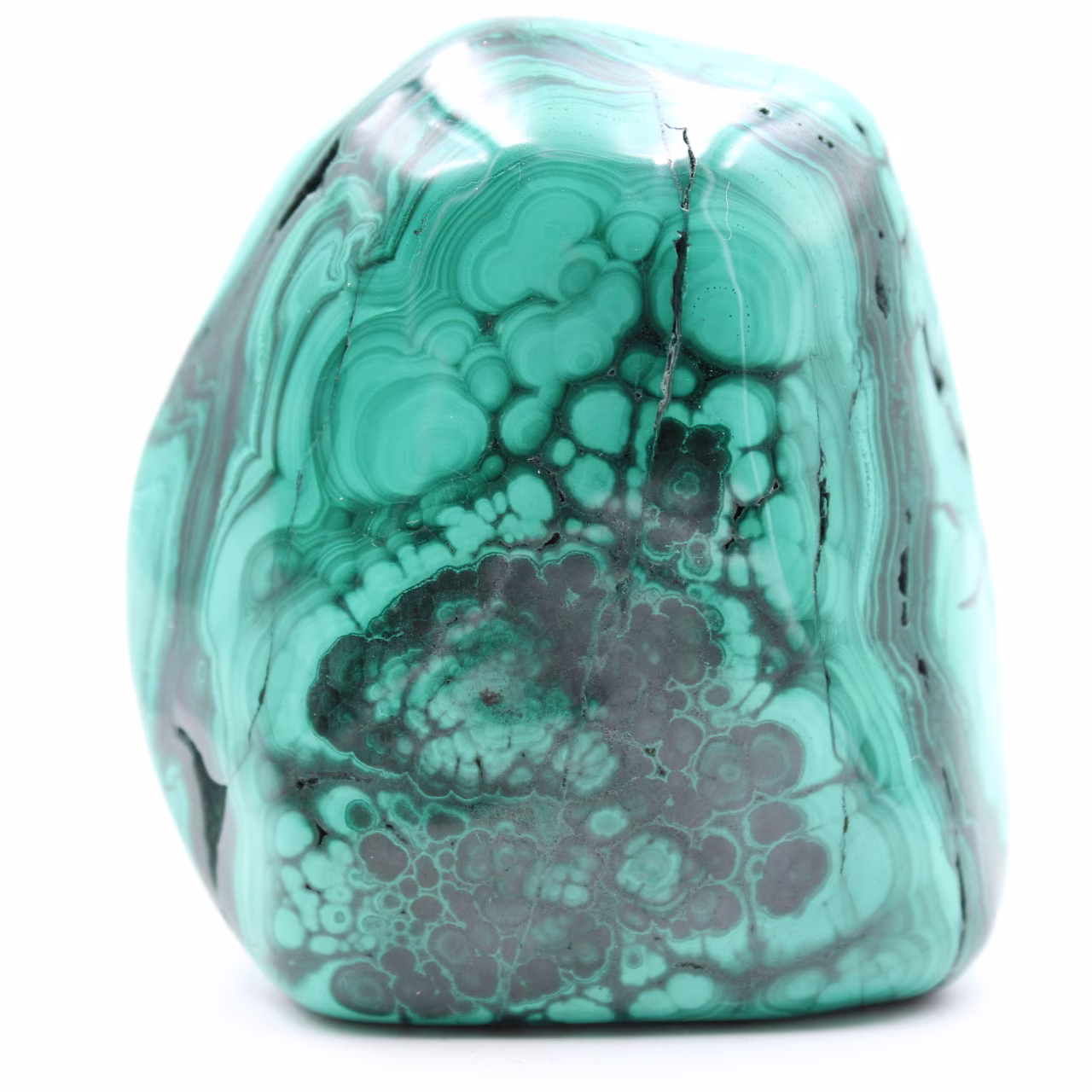 Forma libera in malachite