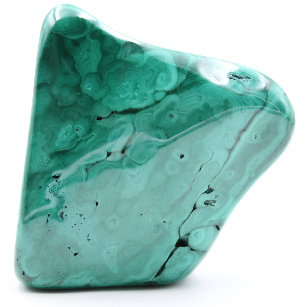 Malachite naturale lucidata