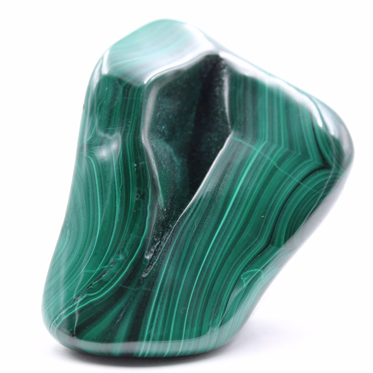 Blocco di malachite naturale