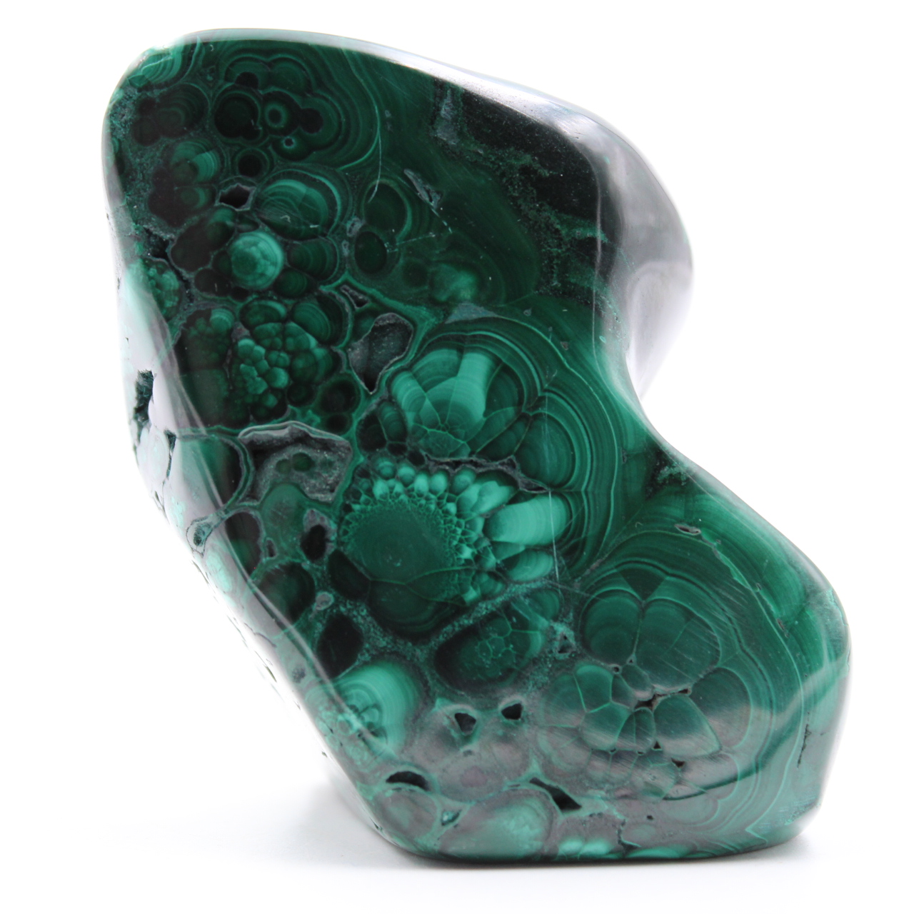 Pietra di malachite lucidata