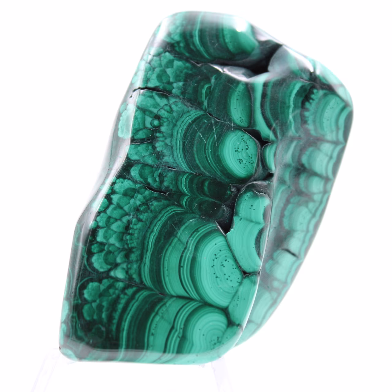 Pietra di malachite lucidata