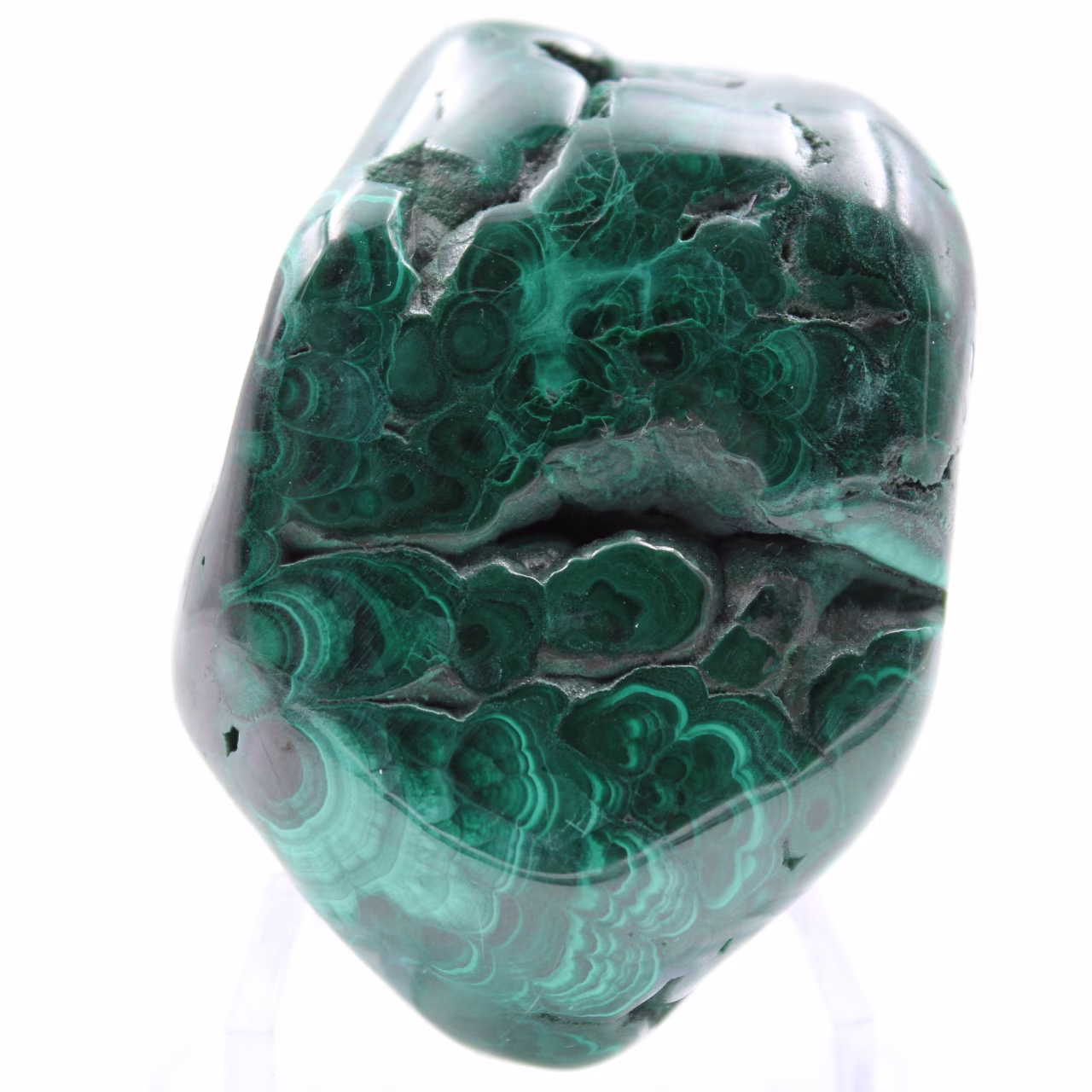 Malachite naturale lucidata