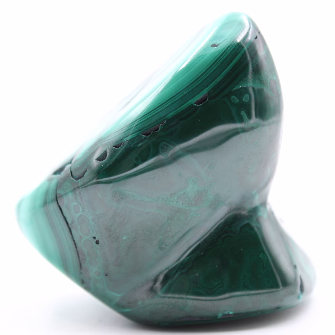 Pietra levigata in malachite