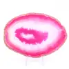 Fetta di agata rosa - 0