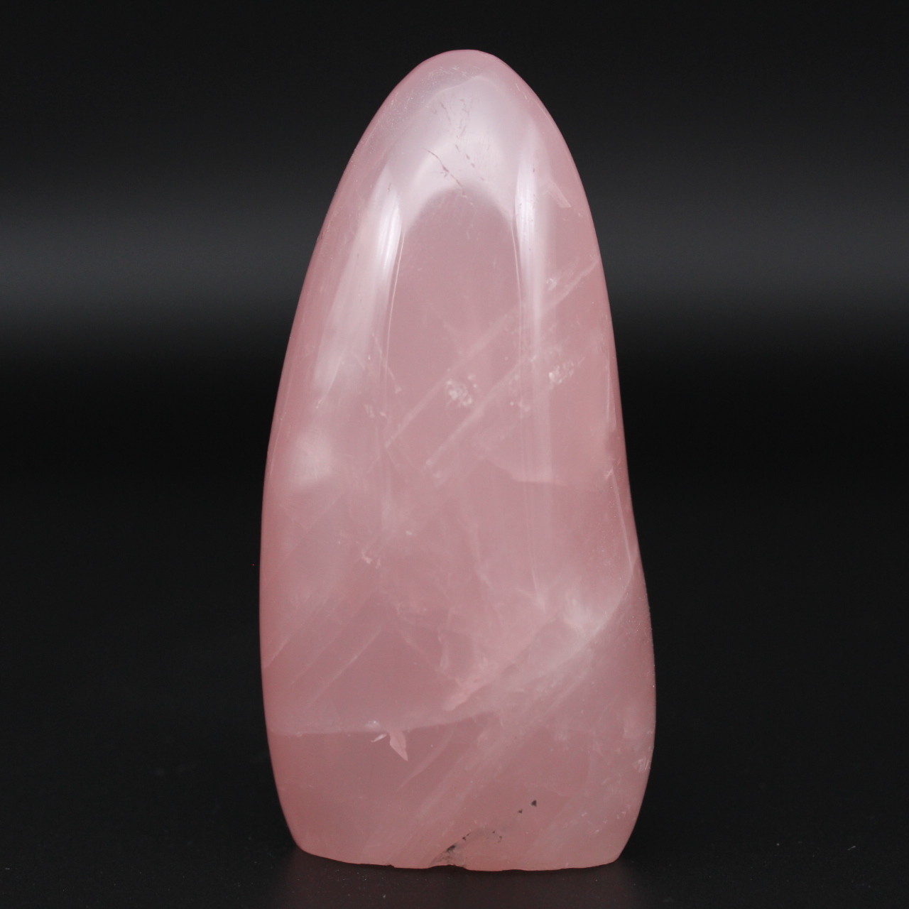 Quarzo rosa a forma libera