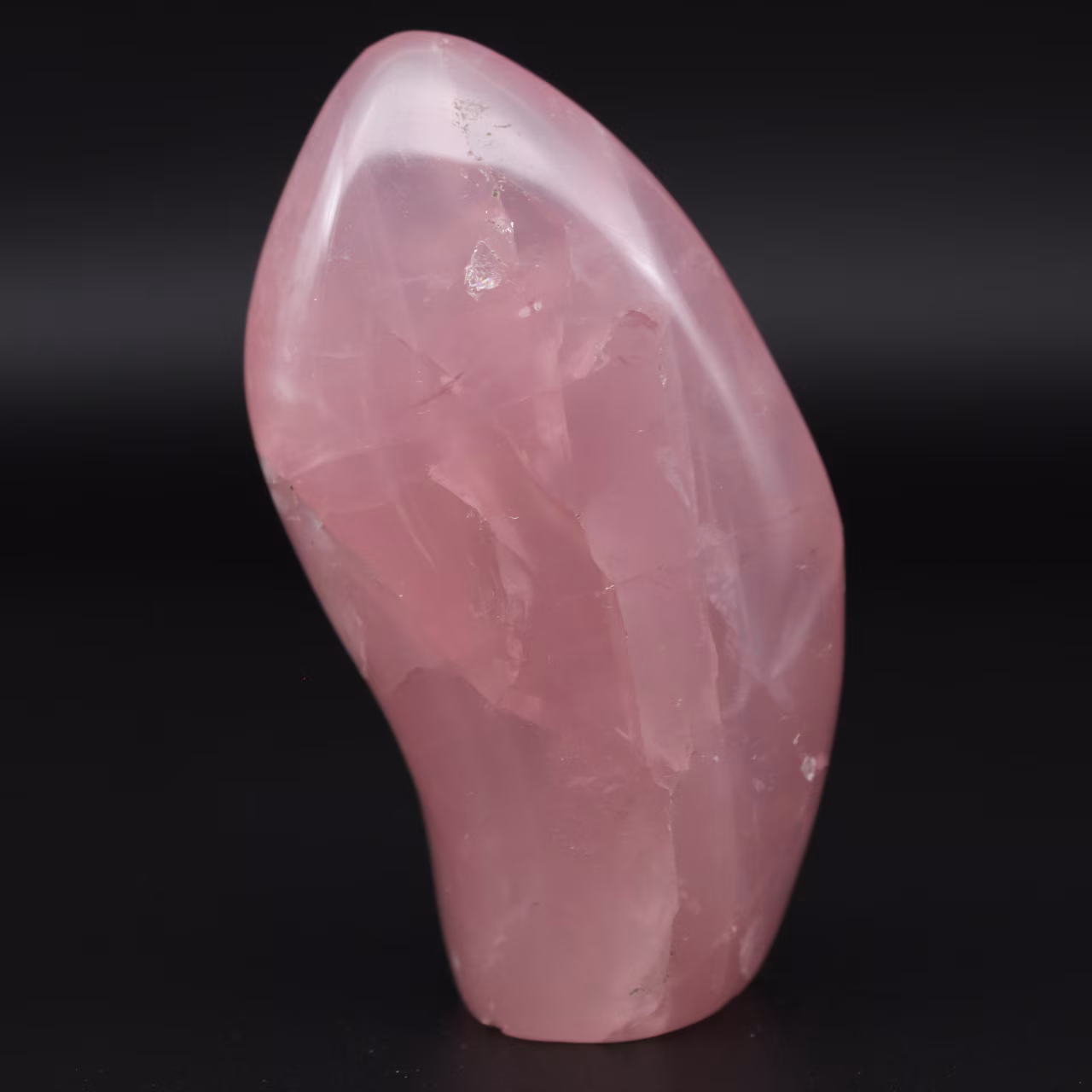 Quarzo rosa a forma libera