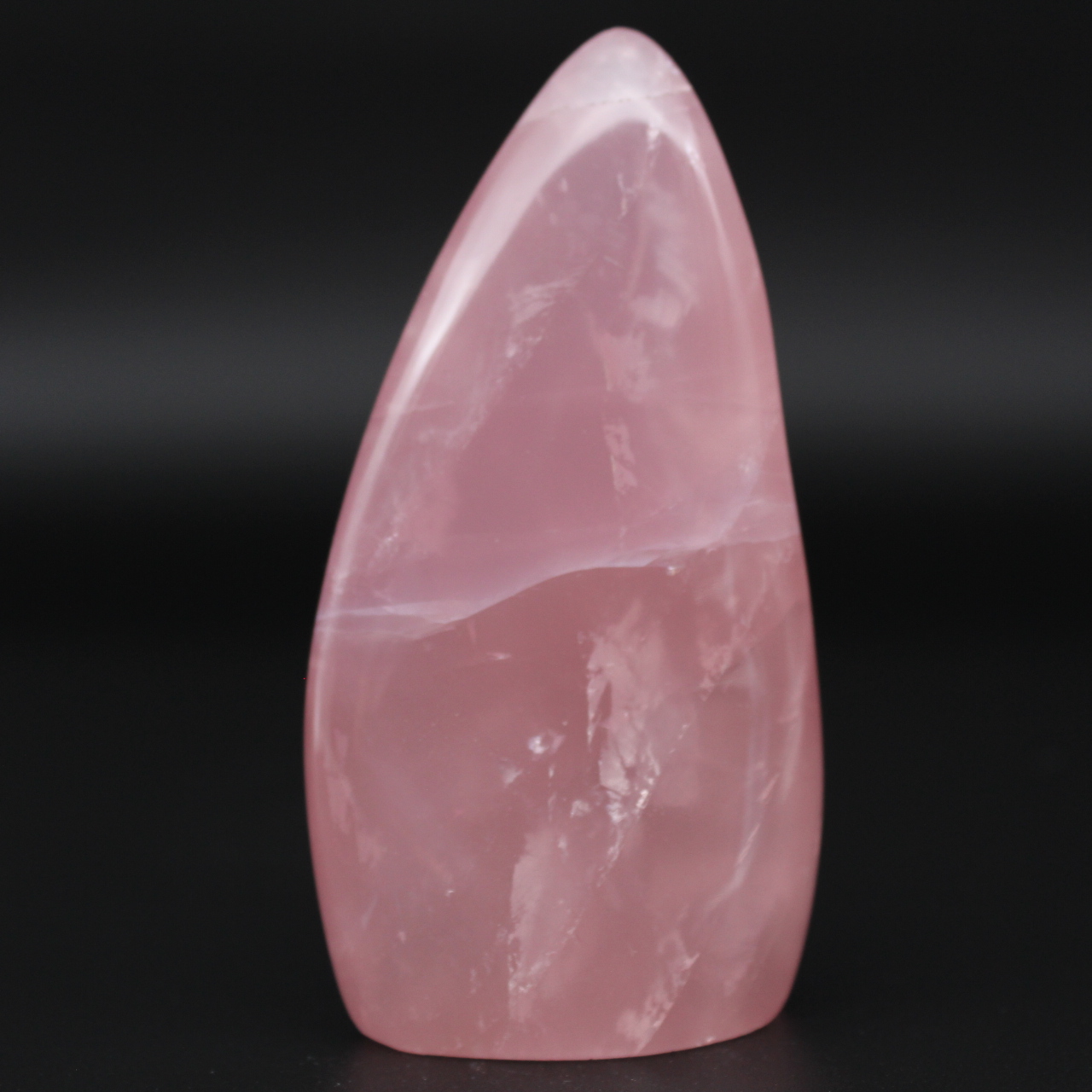 Quarzo rosa a forma libera