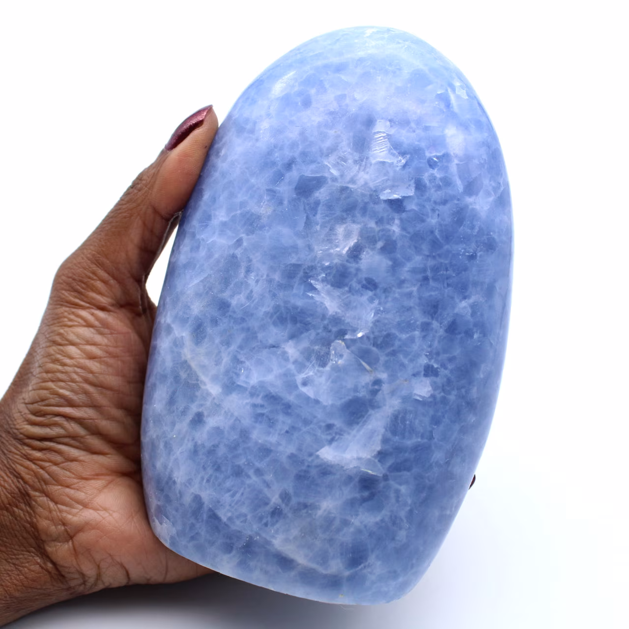 Forma libera di calcite blu