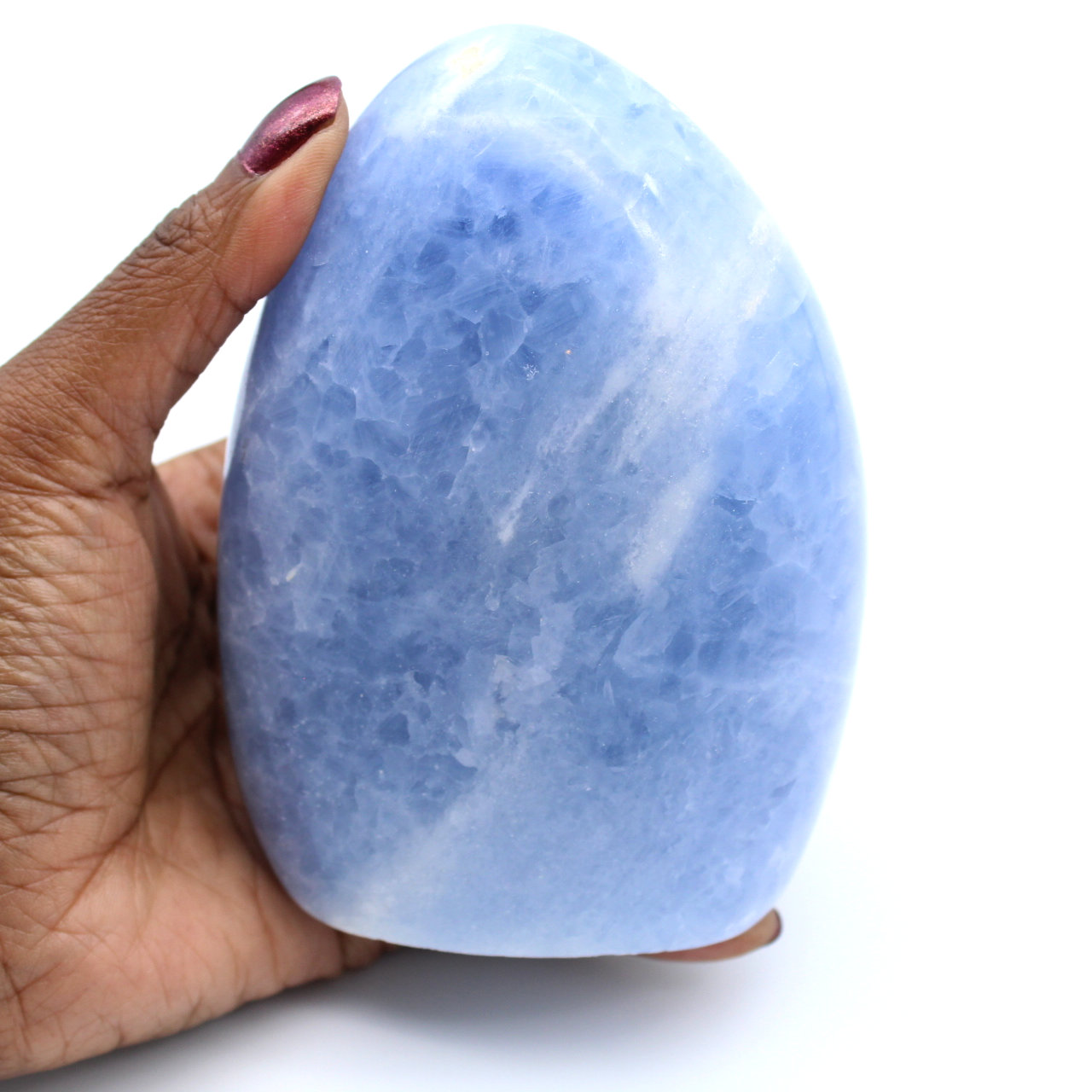 Pietra calcite blu lucida