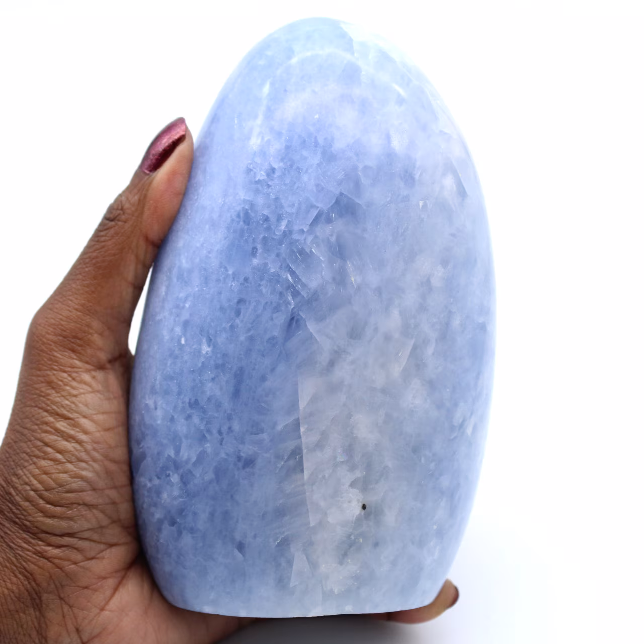 Forma libera di calcite blu