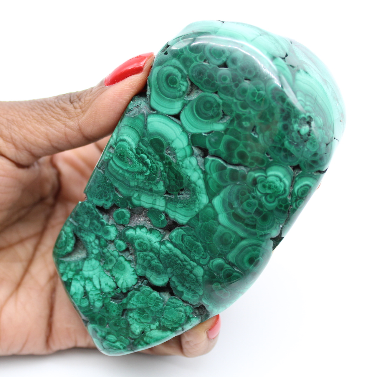 Pietra ornamentale in malachite
