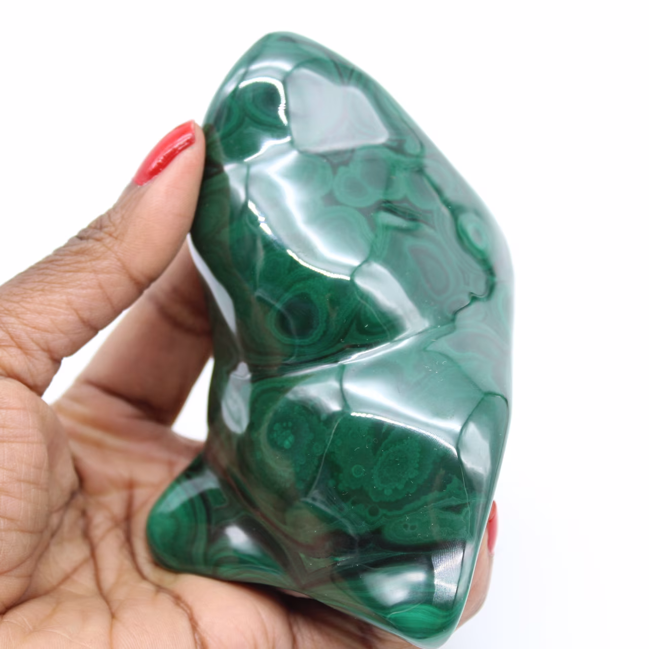 Pietra levigata in malachite