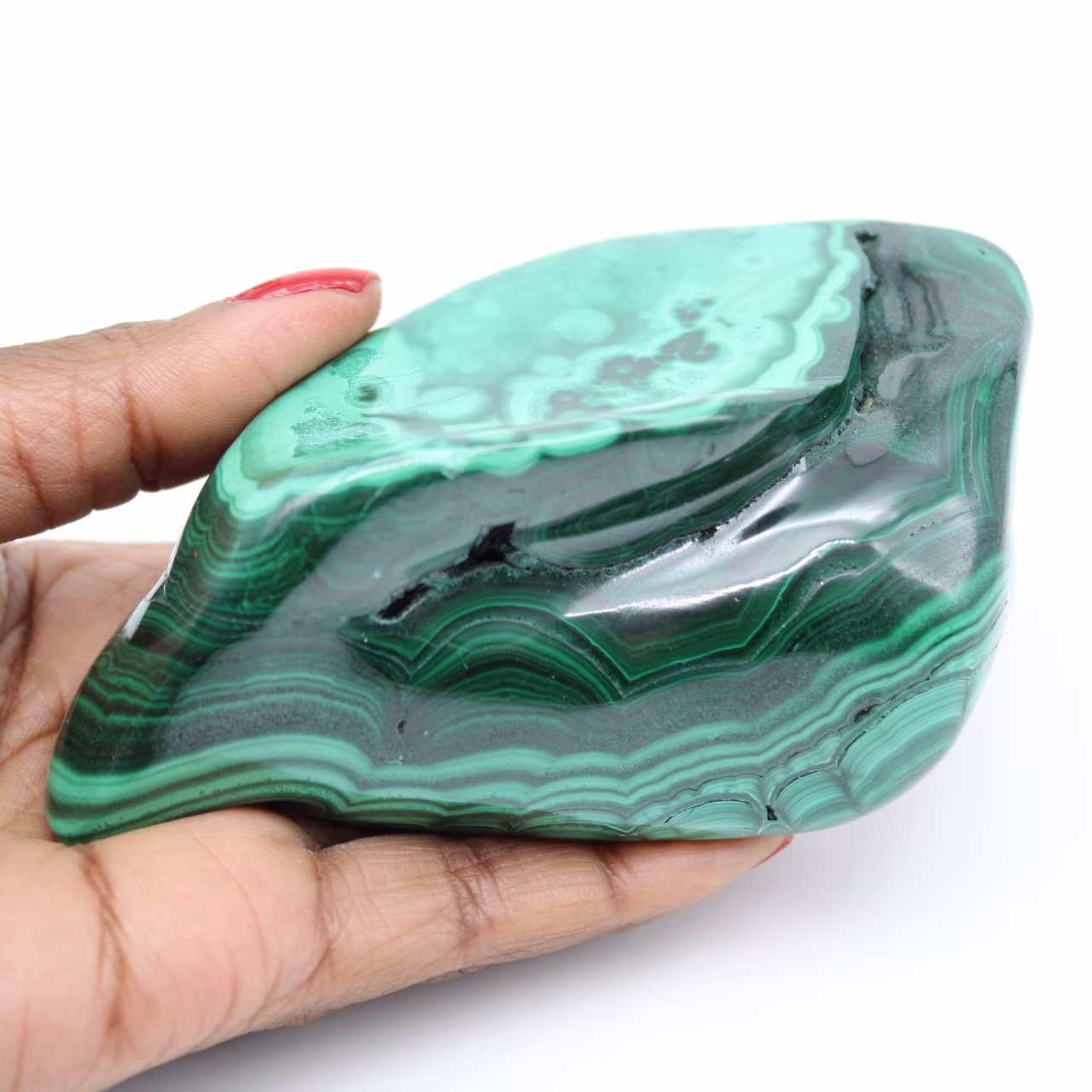 Pietra ornamentale in malachite