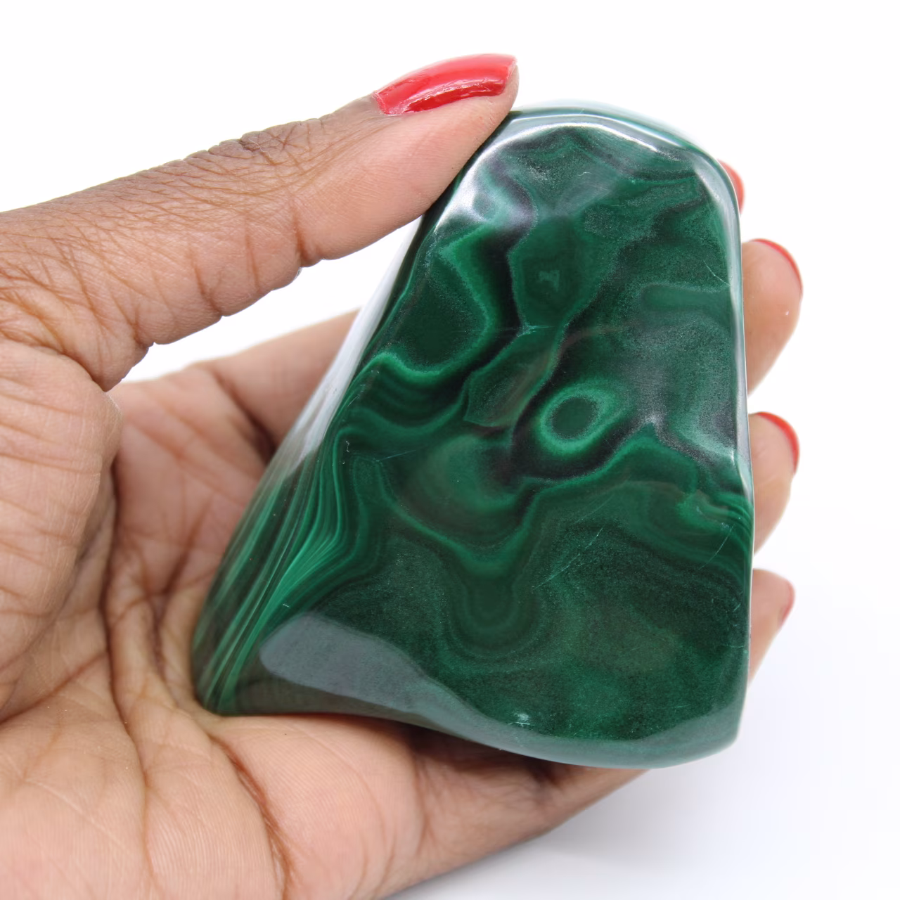 Forma libera in malachite