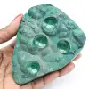 Blocco di malachite semilucido - 0