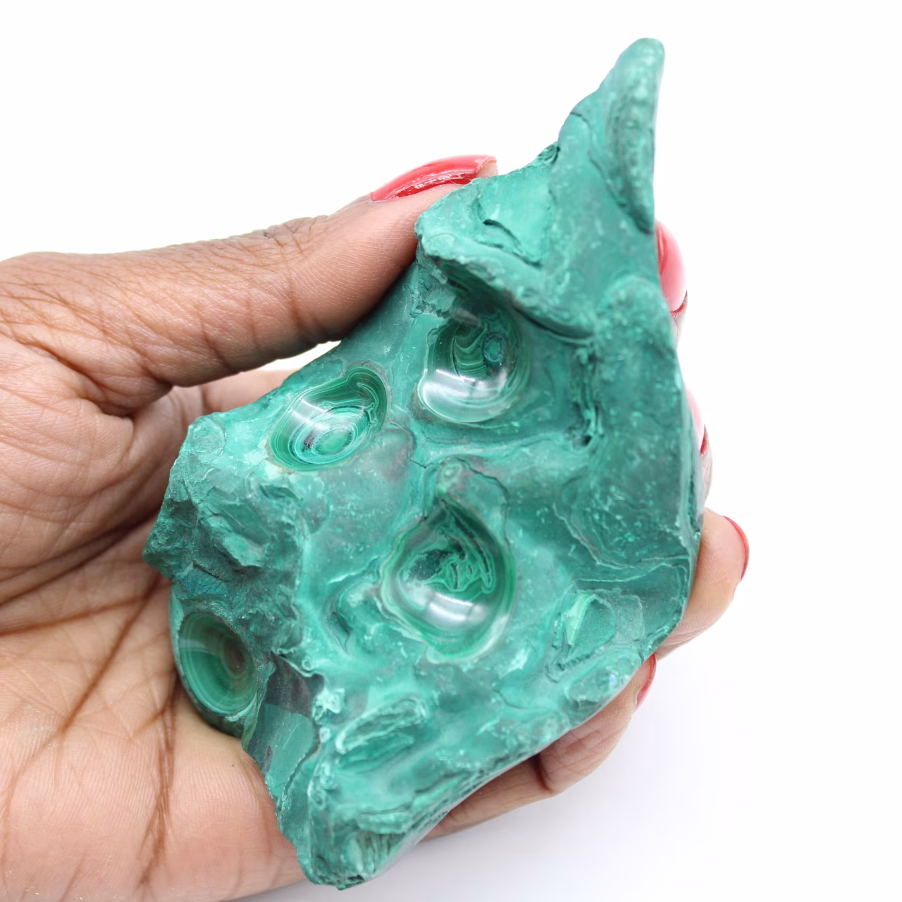 Forma libera in malachite