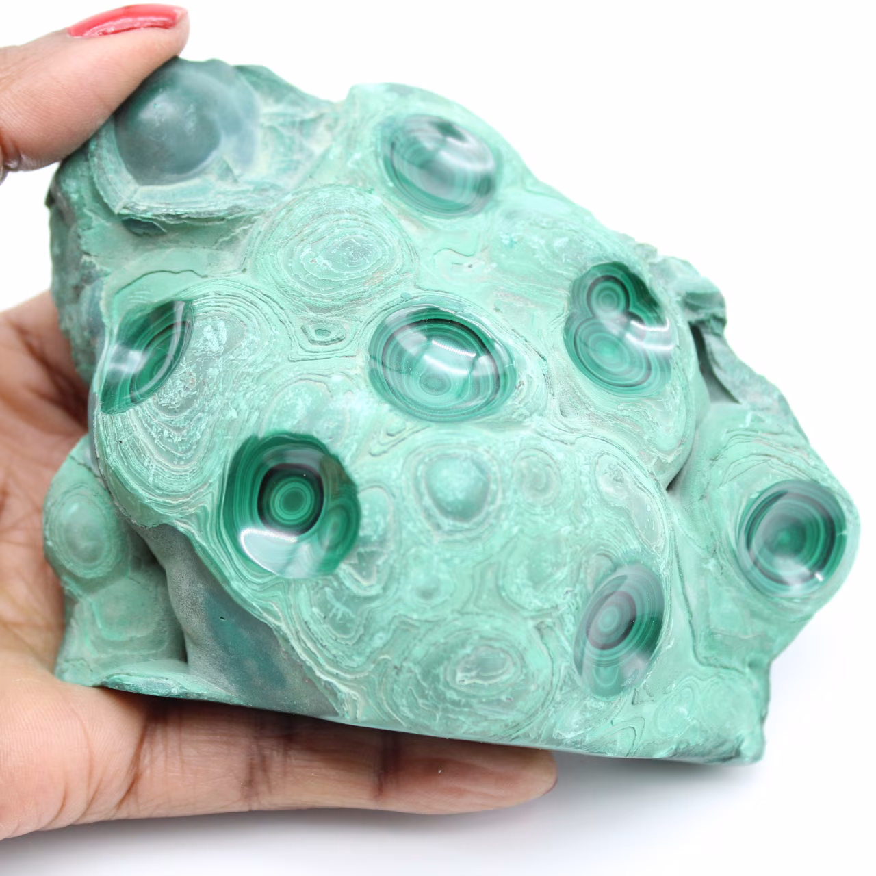 Pietra semilucida malachite
